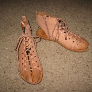 Gianni Bini Gladiators Sandal  Flesh Colored - 7.5